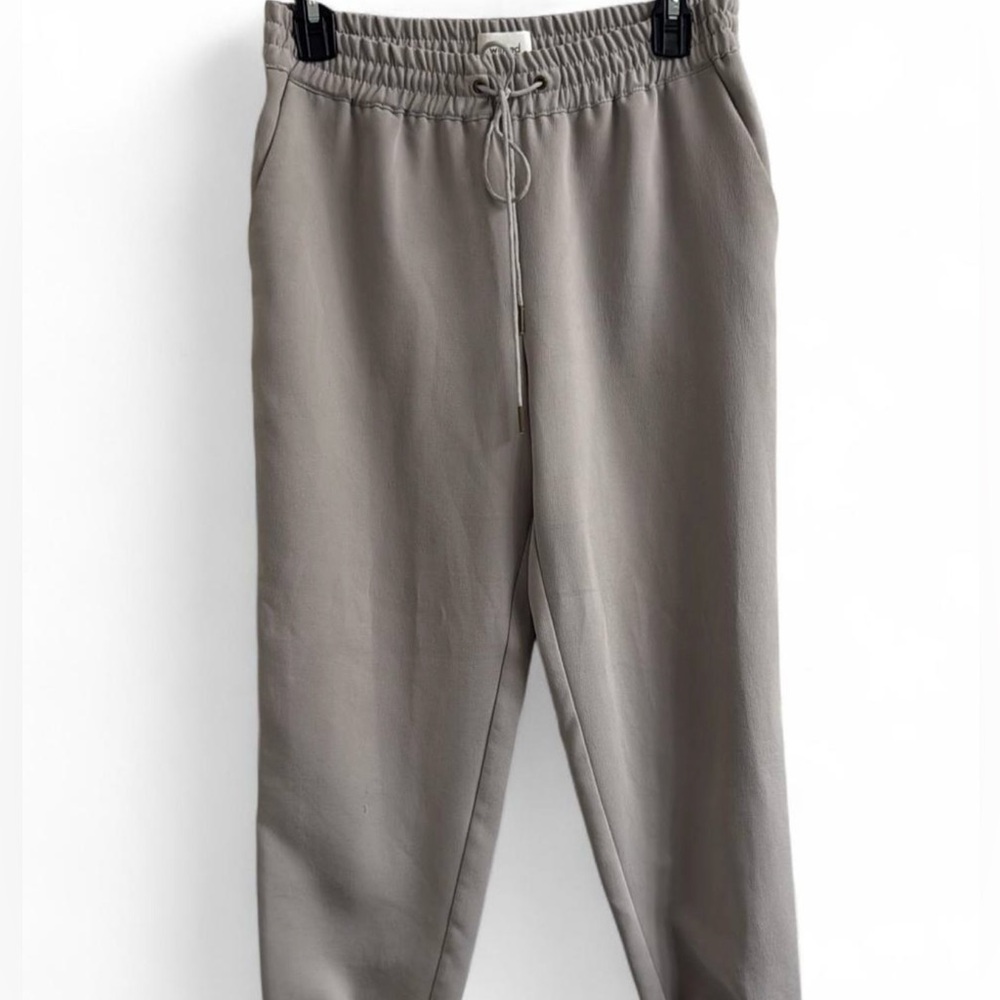 Wilfred Light Gray Drawstring Pants Size Small Excellent Condition